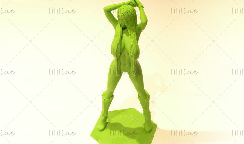 Hot Sex Girl Statue Model 3D Ready Print