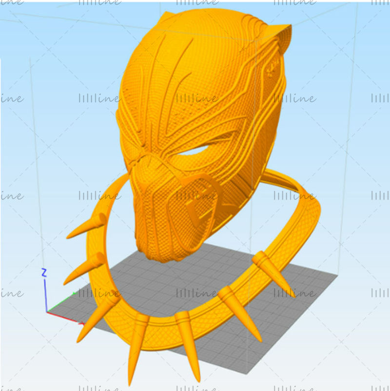 Killmonger Helm und Halskette aus Black Panther Movie 2018