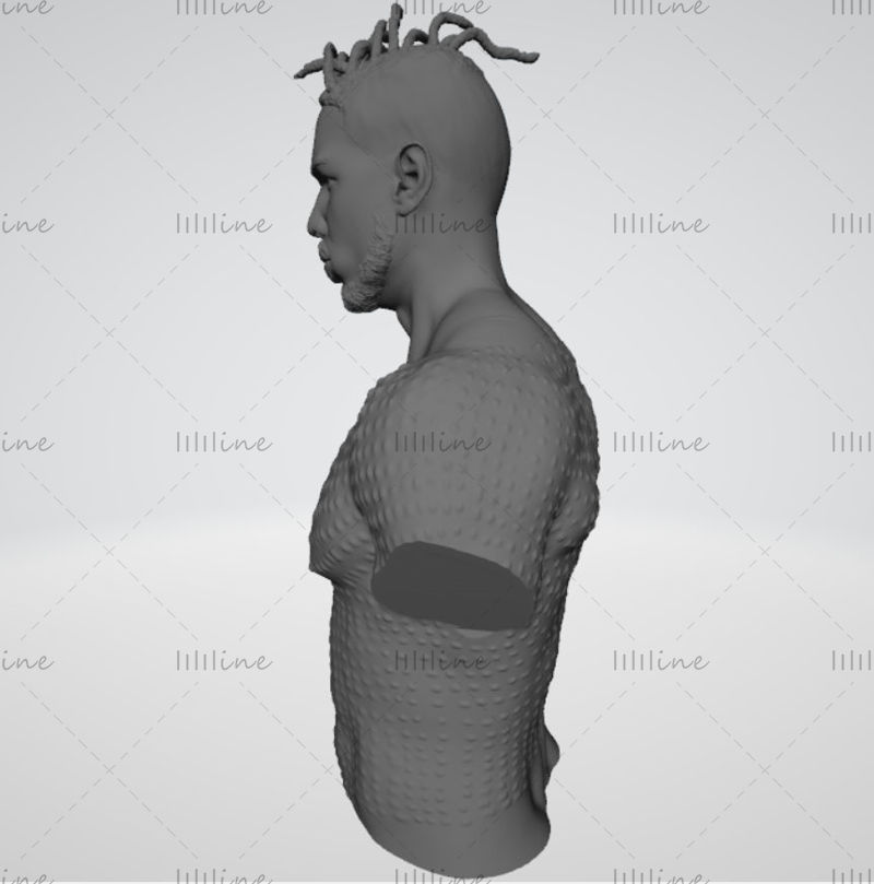 Killmonger Bust 3D nyomtatási modell