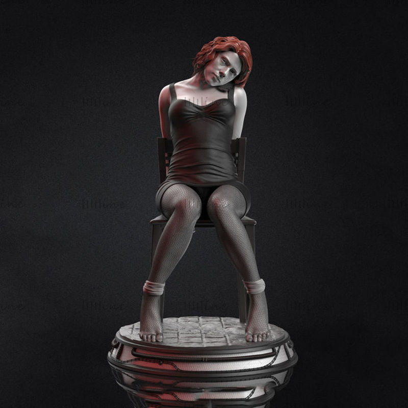 Black Widow Interrogation 3D print model