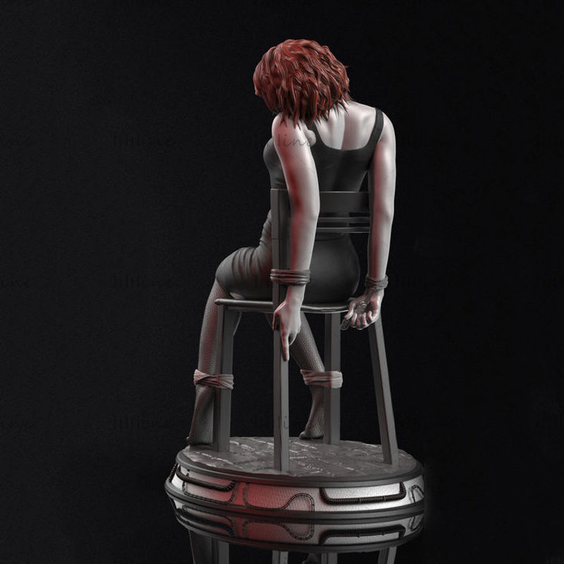 黑寡妇审讯3D打印模型