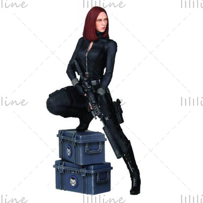 Model de imprimare 3D Black Widow