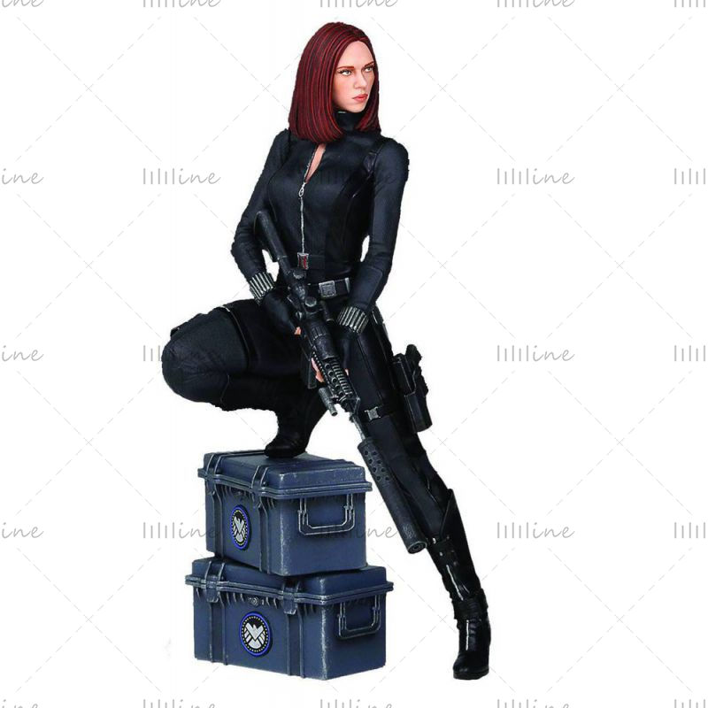 Black Widow 3D nyomtatási modell