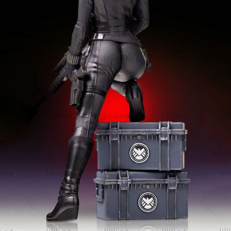 Model de imprimare 3D Black Widow