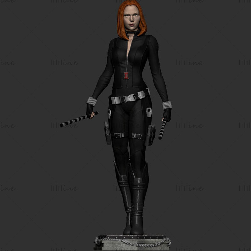 Modello di stampa 3D di Black Widow Marvel Statue