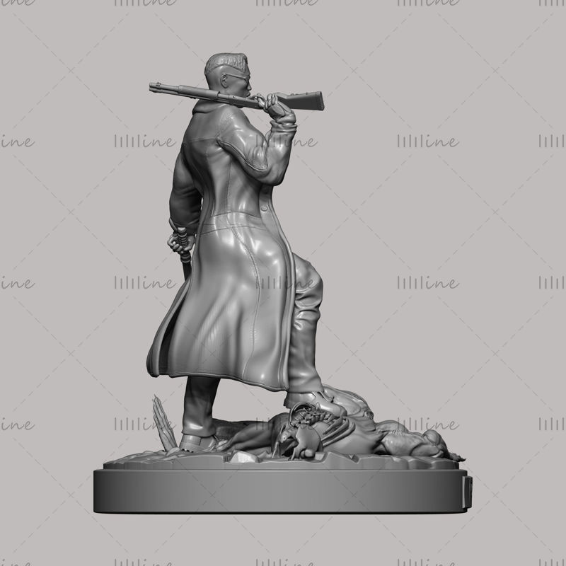 Blade Marvel Statue 3D Model Ready to Print