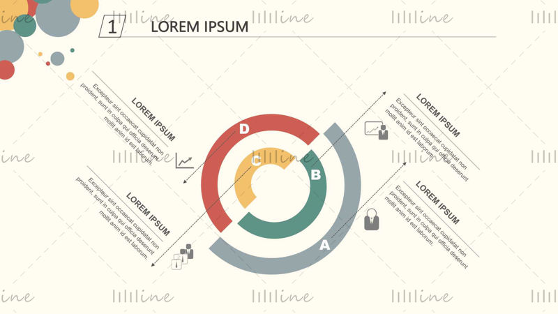 Modern PPT diák prezentációs sablon divatos prémium stílus Könnyen szerkeszthető