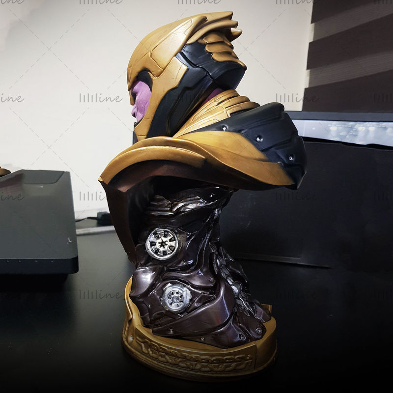 Model 3D Bust Thanos gata de imprimat