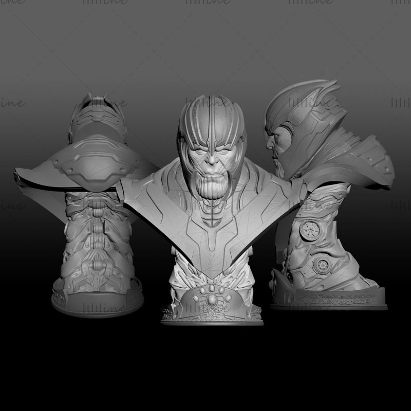 Thanos Bust 3D Model Ready to Print