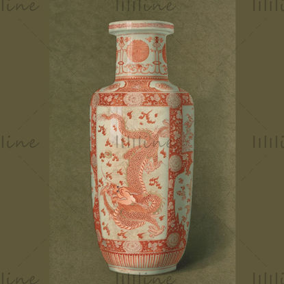 Oryantal seramik sanatı Çin tarzı klasik el sanatları boyama referans resimleri