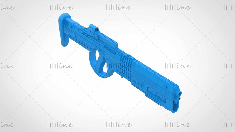 Bloodsport rifle from the movie Suicide Squad 2021 3D print model