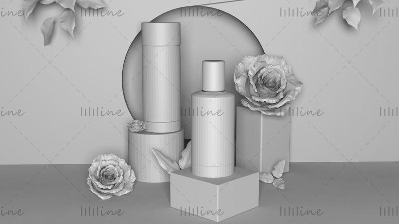 Model parfému C4D