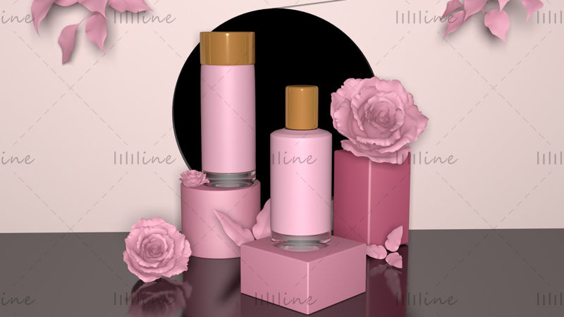 Perfume C4D model