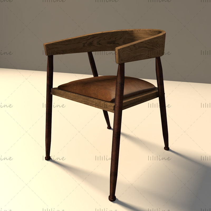 Chaise de salle à manger modèle 3D