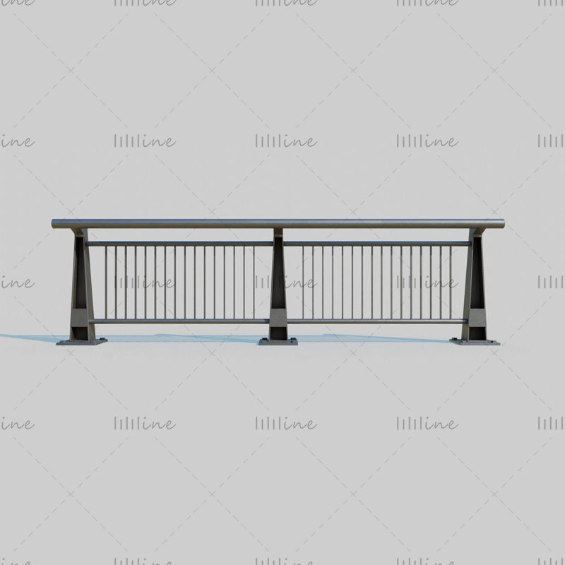 Bridge Barrier 3D modell