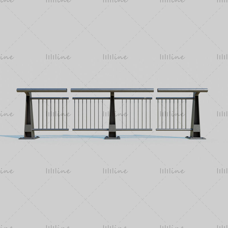 Bridge Barrier 3D modell