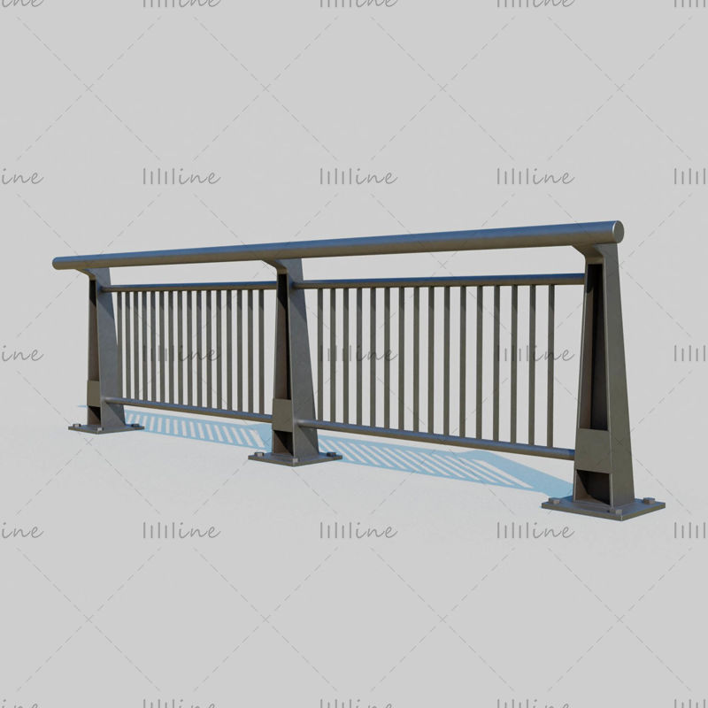 Bridge Barrier 3D modell