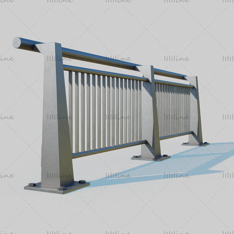 Bridge Barrier 3D modell