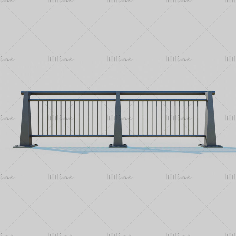 Bridge Barrier 3D modell