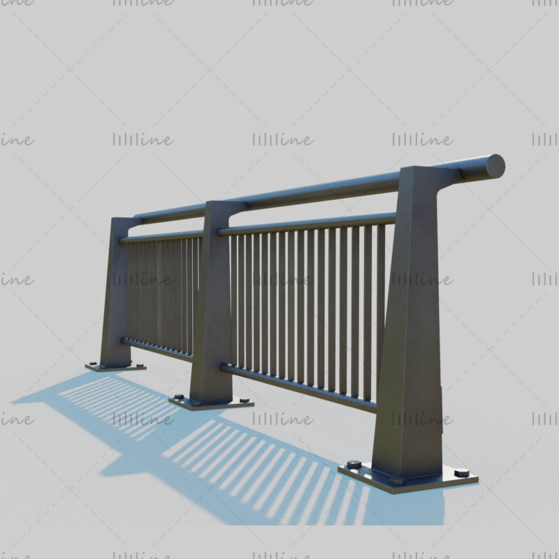 Bridge Barrier 3D modell