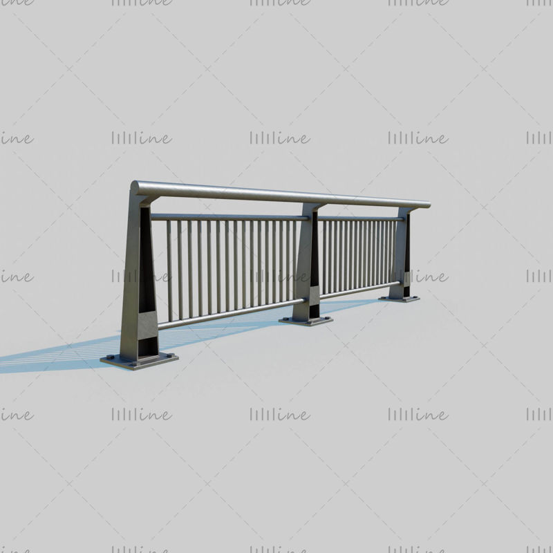 Bridge Barrier 3D modell