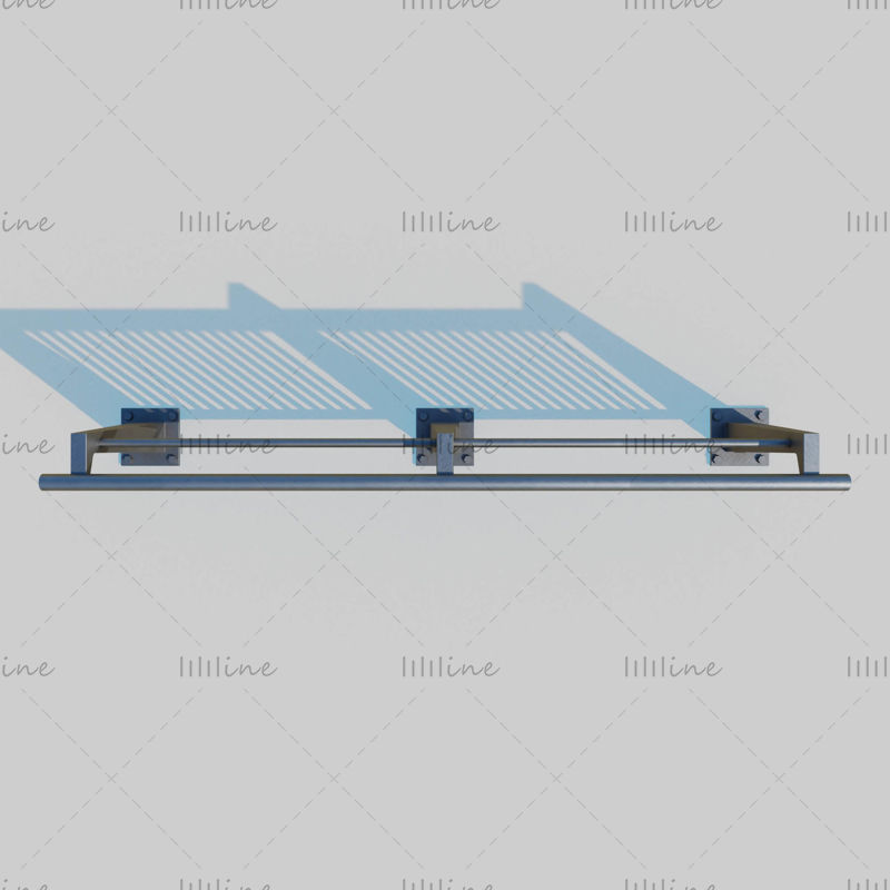 Bridge Barrier 3D modell