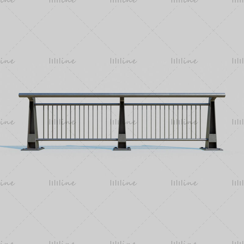 Bridge Barrier 3D modell