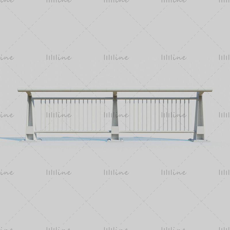 Bridge Barrier 3D modell