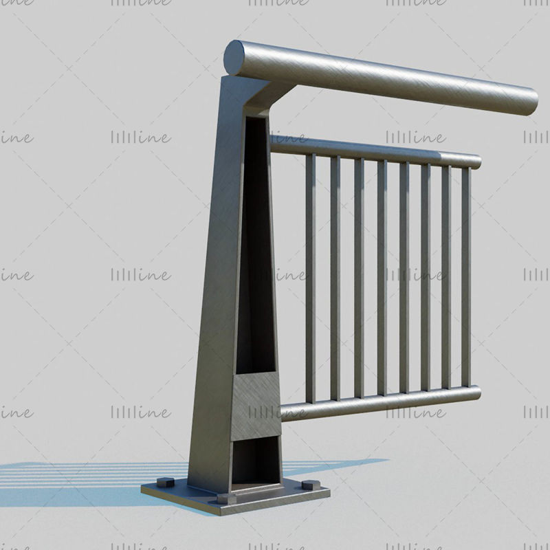 Bridge Barrier 3D modell