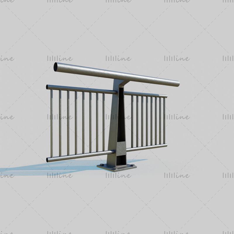 Bridge Barrier 3D modell