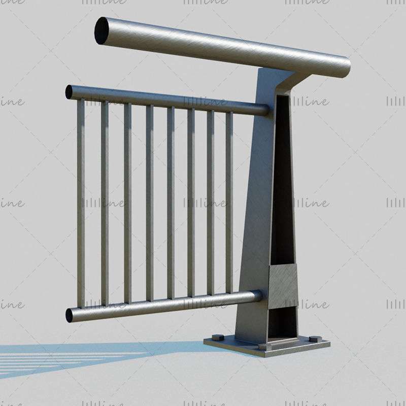 Bridge Barrier 3D modell