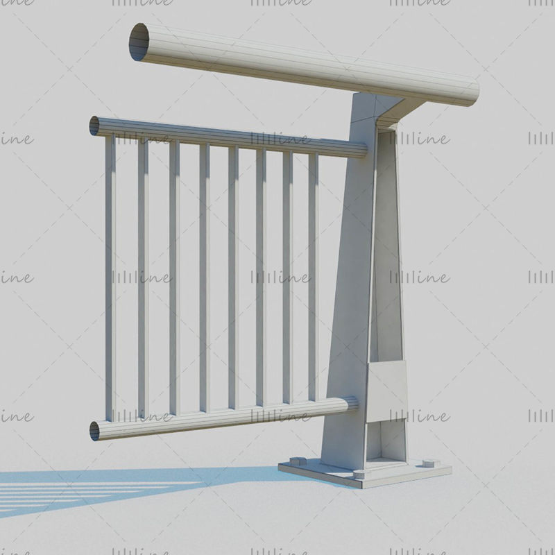 Bridge Barrier 3D modell