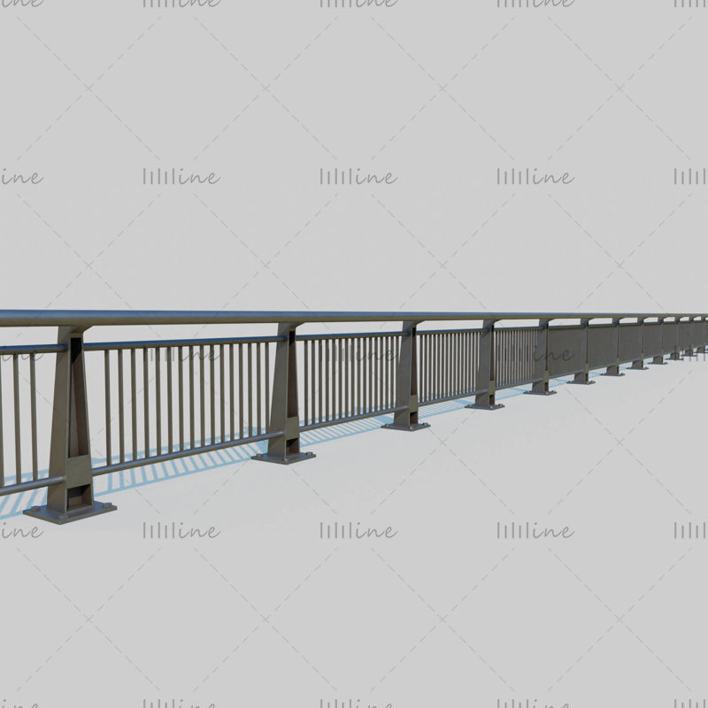 Bridge Barrier 3D modell