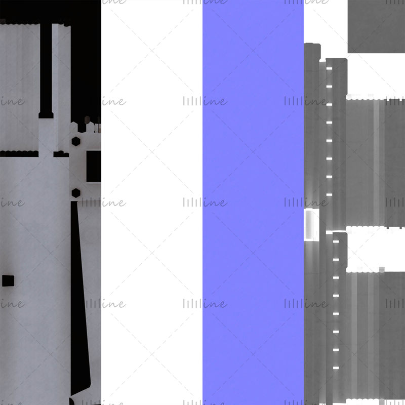 Bridge Barrier 3D modell