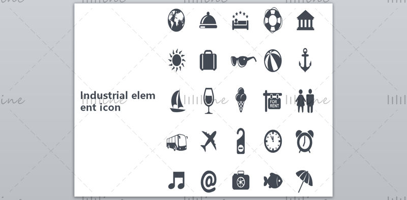 Wit weer element vector pictogram ppt formaat combinatie pptx formaat