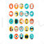 White business daily vector icon ppt format combination pptx format