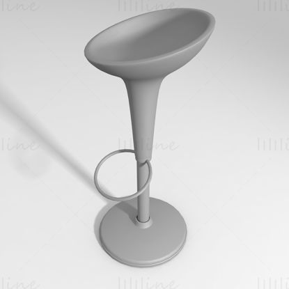 Bar swivel chair 3d model