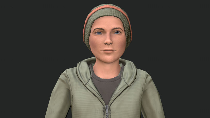 Cool Boy - Game Ready Character 3d-modell