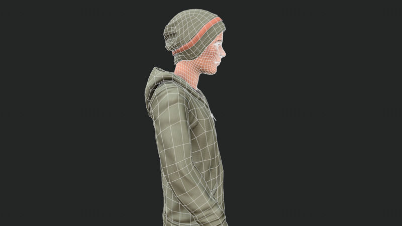 Cool Boy - Game Ready Character 3d Model