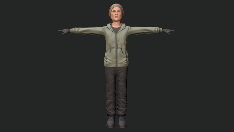 Cool Boy - Game Ready Character 3d Model