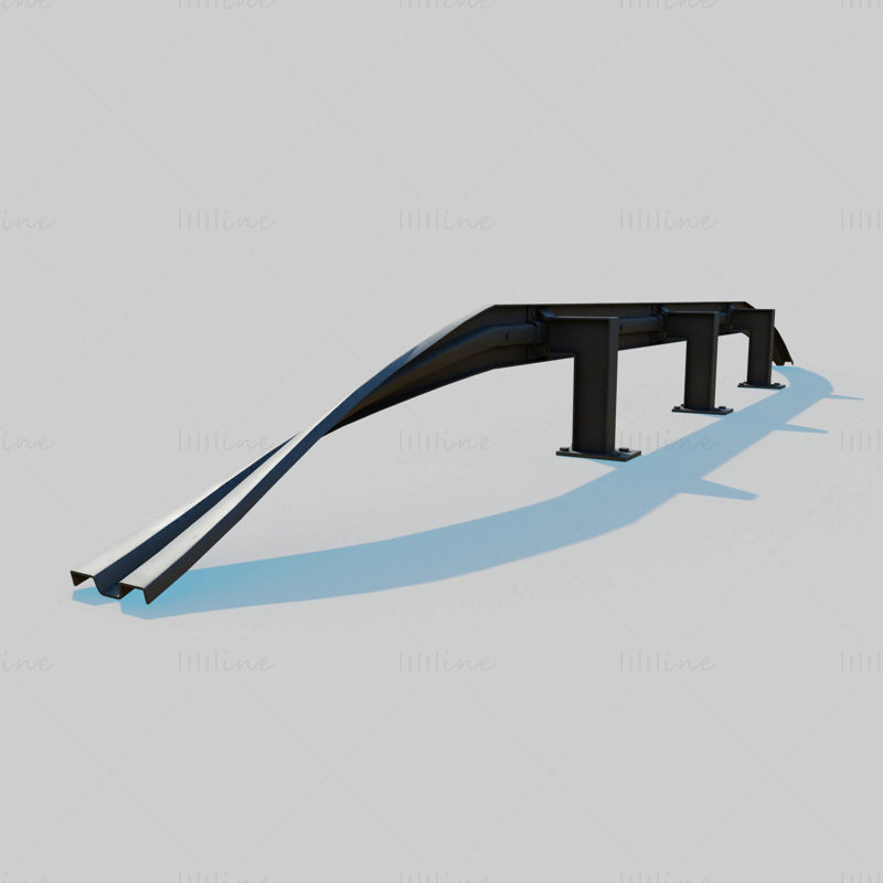 Guard Rail 3D Model