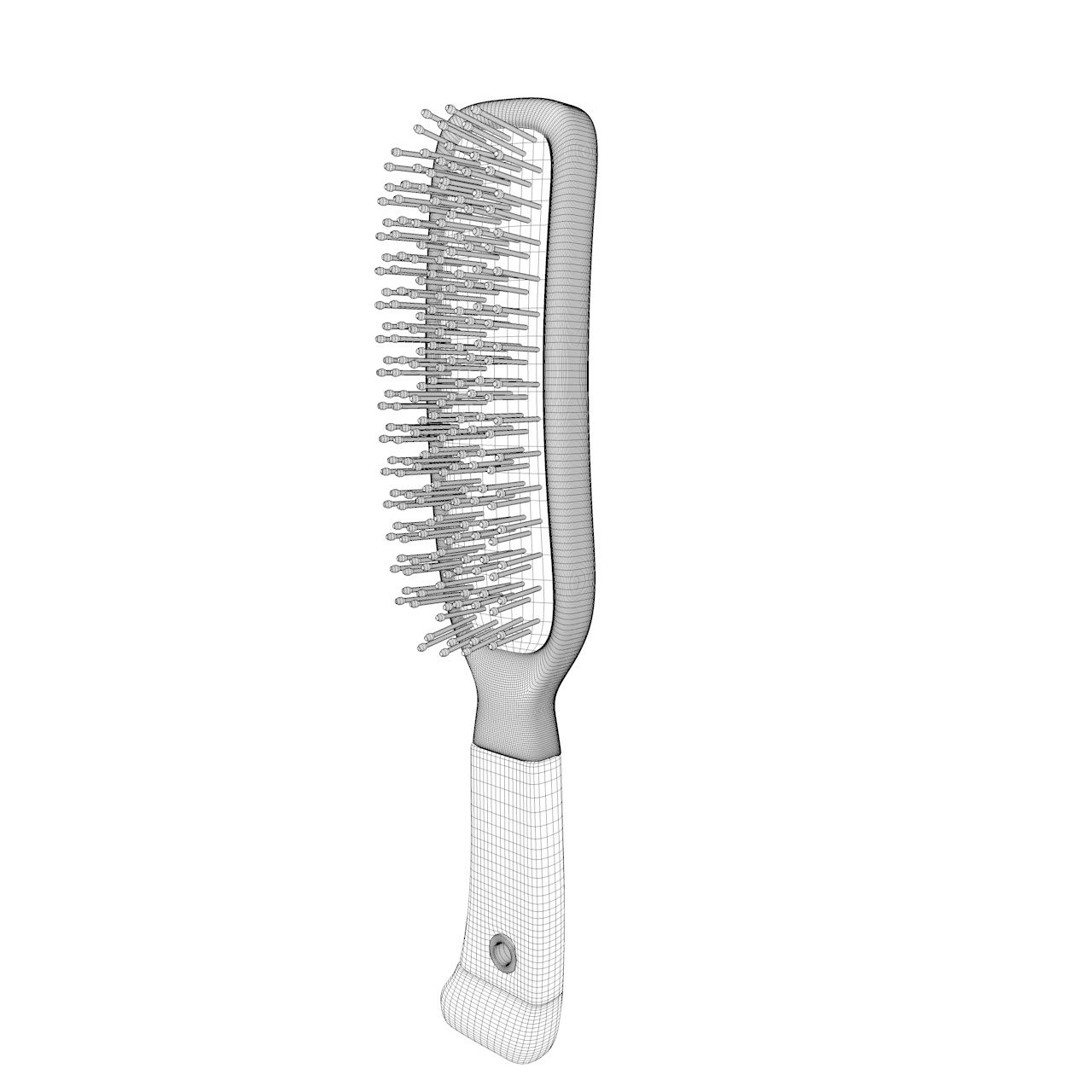 Hair Brush 3d Model