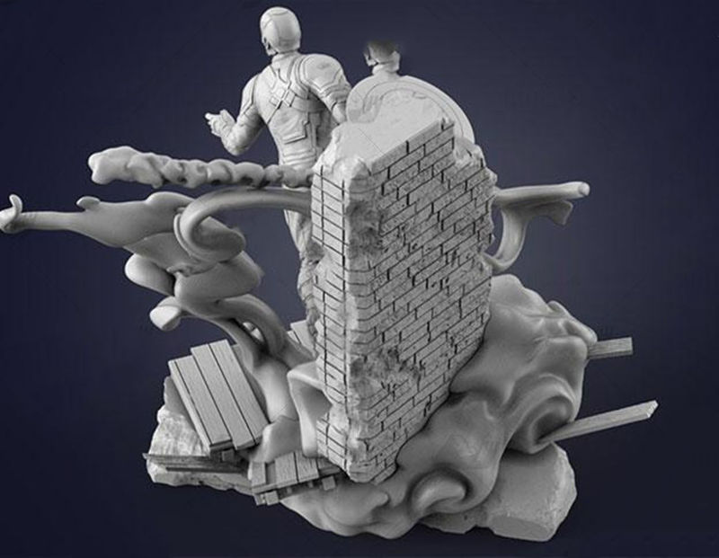 Captain America Miniatures 3D Model Ready to Print