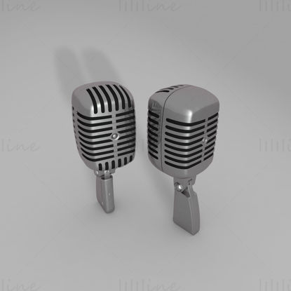 Mikrofon 3d modeli