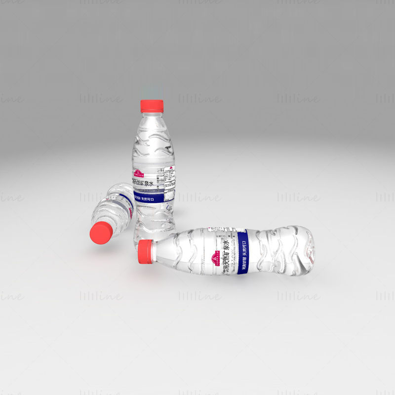 Ásványvizes palack 3d modell