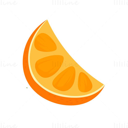 Cartoon orange vector