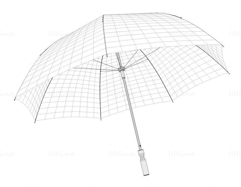 Model 3d de umbrelă