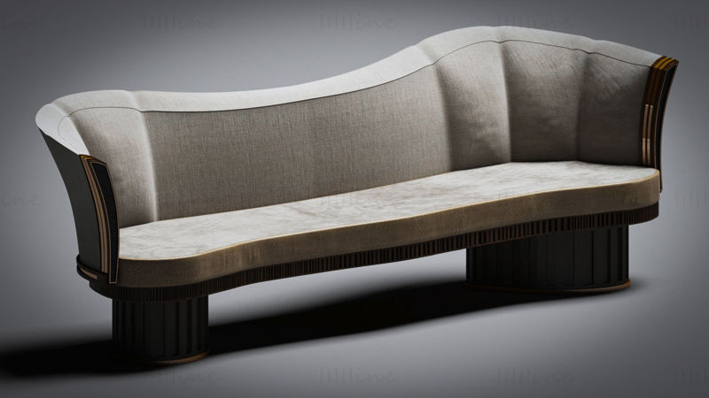 диван кресло 3D модель