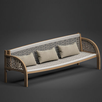 sofa 3D-modell
