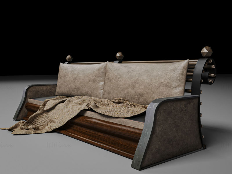 modèle 3dsmax de canapé
